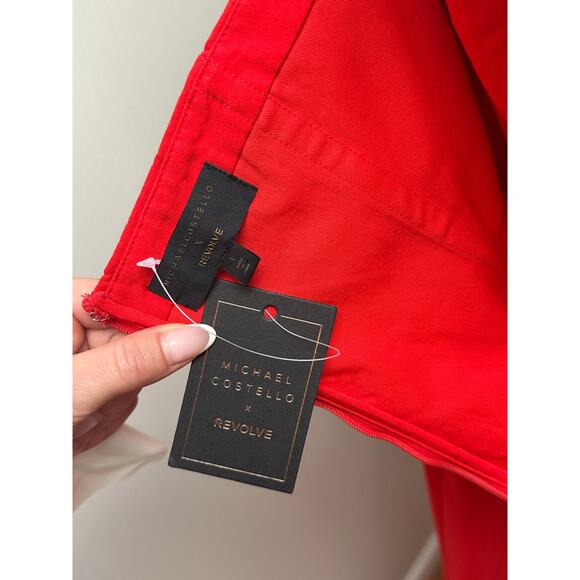 NEW NWT Michael Costello Revolve Billie Gown in Red size Large - Picture 7 of 7